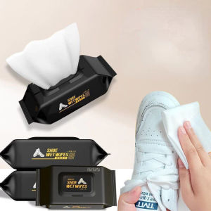 12/30/ 80Pcs Shoe Cleaning Wipes White Sneakers Cleaning Tissue Paper Disposable Quick Restoration Portable