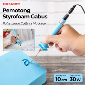 Taffware Pemotong Styrofoam Gabus Polystyrene Cutting Machine 10cm 30W - CT10 - Blue