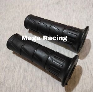 HANDGRIP KAZE STANDAR MOTOR KAWASAKI PLUS SET JALU STANG PCX HITAM UNIVERSAL