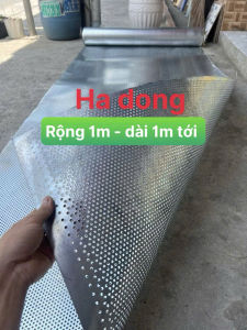( Khổ cao 1m x dài 1m tới) Tôn đột lỗ mạ kẽm tròn làm chuồng trại cho thú nuôi và nhiều công dụng chức năng khác.