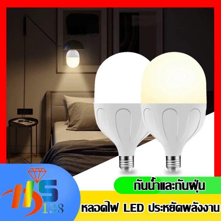 หลอด LED หลอดไฟ LED หลอดไฟประหยัดพลังงาน รูปทรงสวย HighBulb กล่องชมพู จัดส่งทั่วประเทศไทย