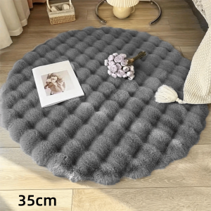 LUMIYA Round Cat Mat Insulation Feature Non-Slip Bottom Round Pet Mat  Washable Dog Bed Sleeping Pads