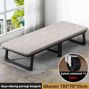 Tempat Tidur Lipat 183CM Ranjang Lipat Portable Folding Bed Kasur Lipat