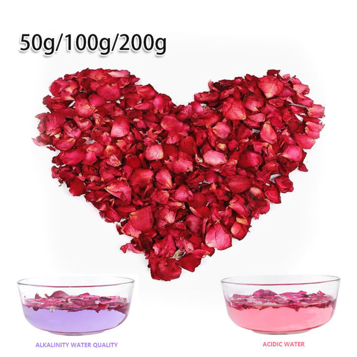 【Local Warehouse】50/100/200g Romantic Natural Dried Rose Petals Bath