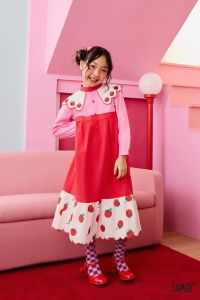 Printed Long sleeve dress