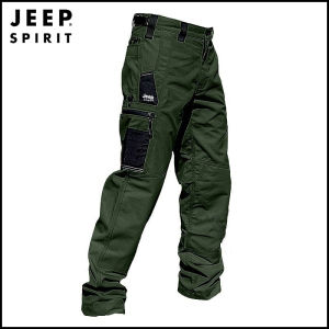 JEEP SPIRIT  của nhân vật mới Hawkeye Túi Quần túi hộp người đàn ông của điều hành quần làm việc phiên bản thành phố Mùa xuân và mùa thu du lịch ngoài trời Quần có túi mặc kháng du lịch quần