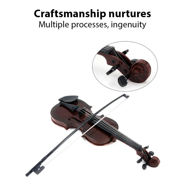 Simulated%20Violin%20Music%20Practice%20Violin%20for%20Beginners%20Violin%20Kit%20Musical%20Instrument%20Exquisite%20Workmanship%20Performance%20Props%20Gifts%20Adjustable%20Strings%20-%20Image%203