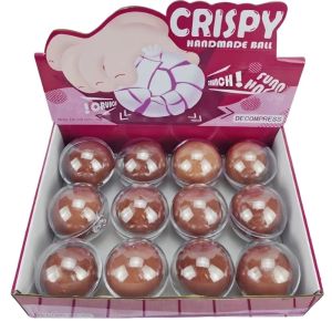 NALANILI 12Pcs Slow Rebound Rainbow Crispy Balls Gradient Colors Soft Decompression Pinch Toy Gift Stress Relief Chocolate Squeeze Sensory Fidget Ball For Kids Adults