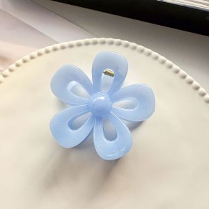 Yoibeauty - Jepit Rambut Bunga Lotus Hair Claw Jedai Bunga Viral Jelly Pastel Color Aksesoris Wanita Casual Korean Style