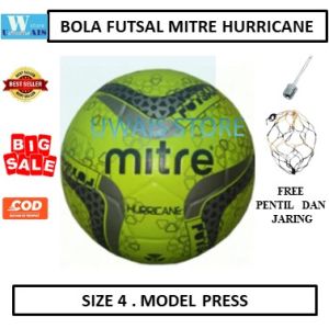 FLASHSALE !!! BOLA FUTSAL MITRE HURRICANE ORIGlNAL HIJAU - BOLA KAKI MITRE - BOLA FUSTAL MURAH - BOLA FUTSAL ORlGlNAL -BOLA FUTSAL BAGUS