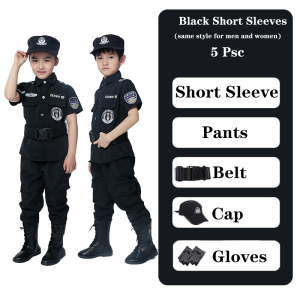 Rabbite Police Costume For Kids Boys Girls Pulis Costume For Kids Children Polices Role-play Cosplay Costume