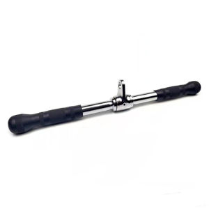 20 inch Lat Bar Cable Machine Attachment Tricep Press Down Bar for Gym Strength Workout