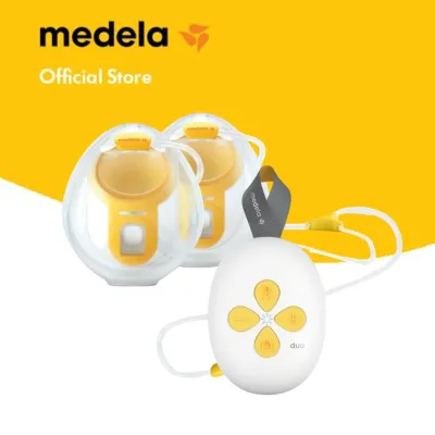 Máy hút sữa Medela Duo Hands Free | Có pin sạc tích hợp thiết kế nhỏ gọn chân sạc USB-C