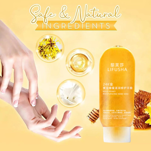 Honey Hand Mask Whitening Exfoliating Calluses Hand Wax Hand Peel Off Mask Tangan Anti Aging 220g