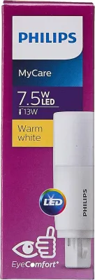 [3 Year Warranty] Philips LED Vertical PLC PL-C 7.5W G24D Light Bulb (Warm White / Cool White / Cool Daylight)