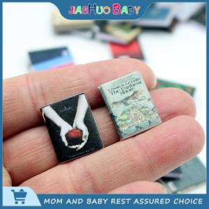 JiaShuo Baby Toy 10PCS Dollhouse Miniature Magazines Books Novels Model Dolls House Scene Decor Accessories
