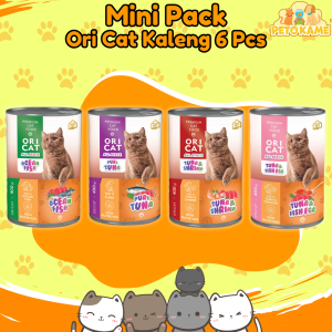 Mini Pack Ori Cat Kaleng 400gr 6pcs | Paket Makanan Untuk Kucing Semua Usia