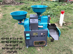 Máy xát gạo nghiền bột gia đình đời mới tại Bình Thuận