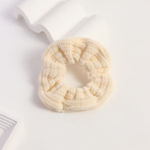 Harga Grosir - Ikat Rambut Scrunchie Rajut / Hair Tie Polos Warna