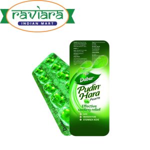 DABUR Pudin Hara Pearls Capsules 10 Count acidity relief from India