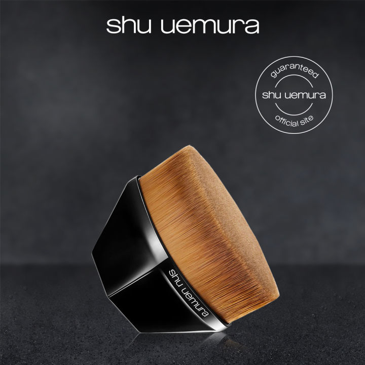 shu uemura petal 55 foundation brush seamless pore coverage with