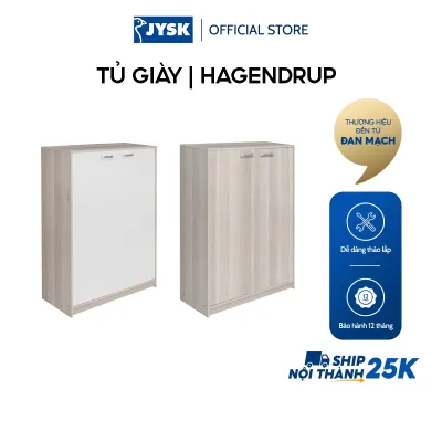 Tủ giày JYSK Hagendrup gỗ công nghiệp nhiều màu R80xS35xC118cm