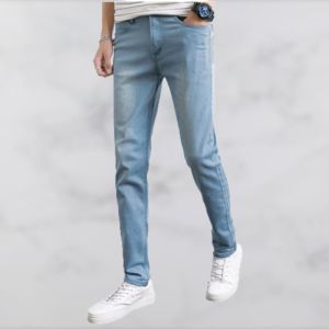 Celana jeans Pria Lelaki Dewasa Hitam navi Blitz Pensil Slim fit skinny Strecth