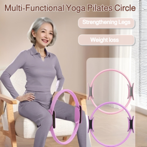 Multi-Functional Yoga Pilates Circle Strengthening Legs Weight Loss Resistance Ring Full Body Slimming Shape Tool