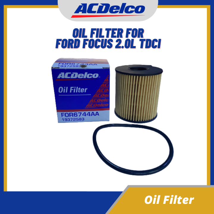 ACDelco Oil Filter for Ford Focus 2.0L TDCi / Ford Territory 2019-2022 ...