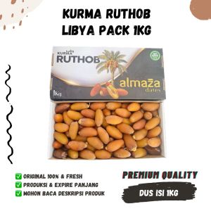 KURMA RUTHOB LIBYA 1kg Rutob Libia 1 kg Rutab Ruthab Mengkel Korma semi matang krenyes frozen