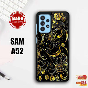 Casing Samsung A52 Bunga Terbaru Case  Samsung A52 Hardcase Softcase Premium Glosy Terlaris Termurah