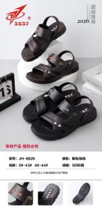 Free Shipping 3537 MenS Sandals 2026 Summer New Fashionable Non-Slip Two-Way Wear MenS Beach Sandals Solid Color