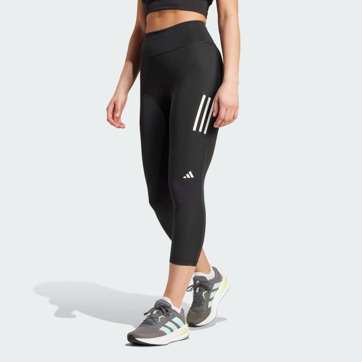 adidas Running Own the Run 3/4 Leggings Women Black IS9918 Lazada