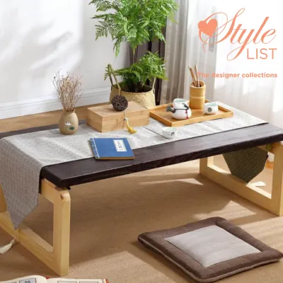 (READY STOCK / LOCAL WARRANTY) Japanese Tatami Table / Teapoy Table / Coffee Table / Foldable Table / Zen Table