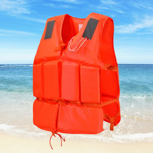 High-Quality Oxford Boating Vest with Whistle and Adjustable Fit for Water Safety and Outdoor Use