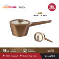 Bolde Pan Infinity PAN Venetta Sauce Pan 18 cm+Glass LID. 