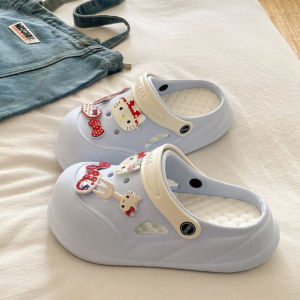 [Free Shipping] Eva Soft-Soled Height-Increasing Clogs For Women Students And Couples Suitable For Outdoor Wear In Summer Beach And Seaside Closed-Toe Sandals