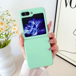 Ultra Thin Liquid PC Case for Samsung Galaxy Z Flip 8 6 5 7 ZFlip 4 3 Gradient Color Hard Shockproof Cover for Samsung ZFlip8 7