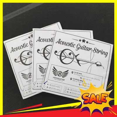 [HCM]Combo 3 sợi dây số 1 Loại tốt (Dây chính hãng Alice) cho guitar - Guitar Acoustic string 1st