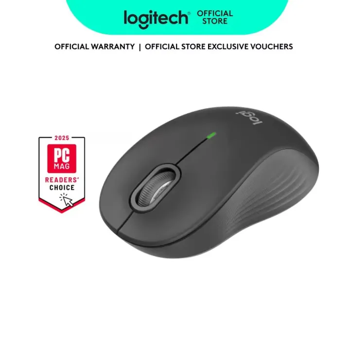 Logitech Signature M550 Wireless Mouse - For Small to Medium Sized Hands, 2-Year Battery, Silent Clicks, Customizable Side Buttons, Bluetooth, Multi-Device