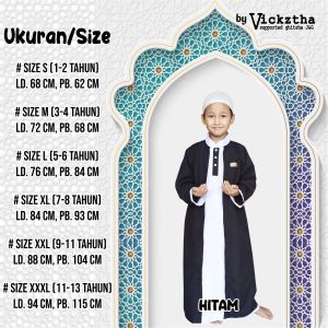 Jubah Anak Usia 1sampai 13 tahun by VICKZTHA Jubah Anak Terbaru 2024 Gamis Anak Laki Laki