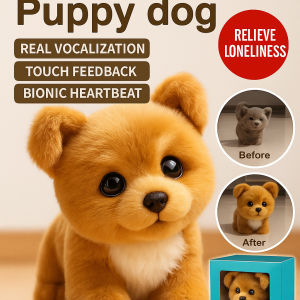 Dog Cat Plush Toy Realistic Short Fur Plush Doll For Family Children Birthday Cute/Authentic Texture/All Ages