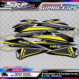 STRIPING VARIASI HONDA SUPRA X 125 / STIKER LIST MOTOR HONDA SUPRA X 125