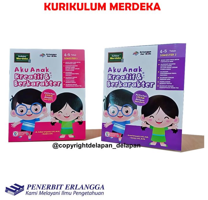 Paket Aku Anak Kreatif Dan Berkarakter Usia 4 6 5 6 Semester 1 And 2 Lazada Indonesia