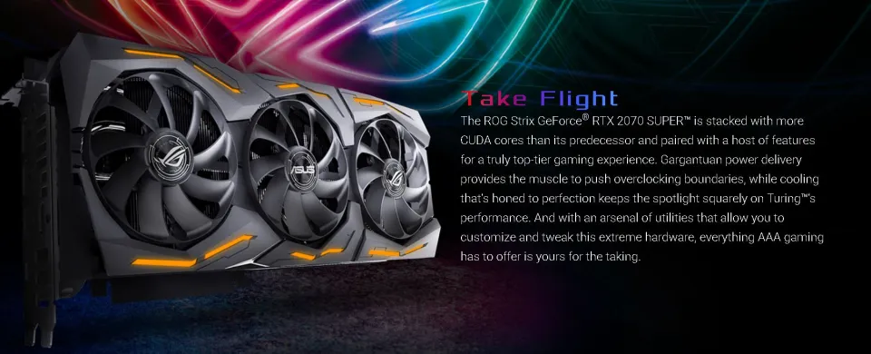 ASUS ROG STRIX RTX 2070S-A8G-GAMING RTX 2070 Super 8GB GDDR6