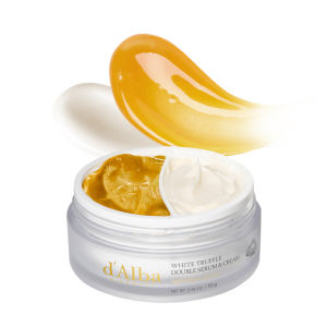 dAlba Piedmont White Truffle Double Serum & Cream 70g Customizable 2 in 1 Dual Texture Facial Cream Vegan Hydrating Nutritious Moisturizer Anti-Aging Nourishing Face Cream For Dry Dull Skin