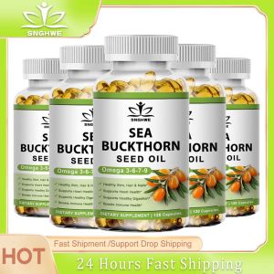 Sea Buckthorn Oil Blend Capsules Complete Omega-7 Skin Digestive Health Daily Supplements2026
