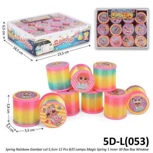 Mainan Per Pelangi Rainbow Spring Magic Spring Mainan Anak