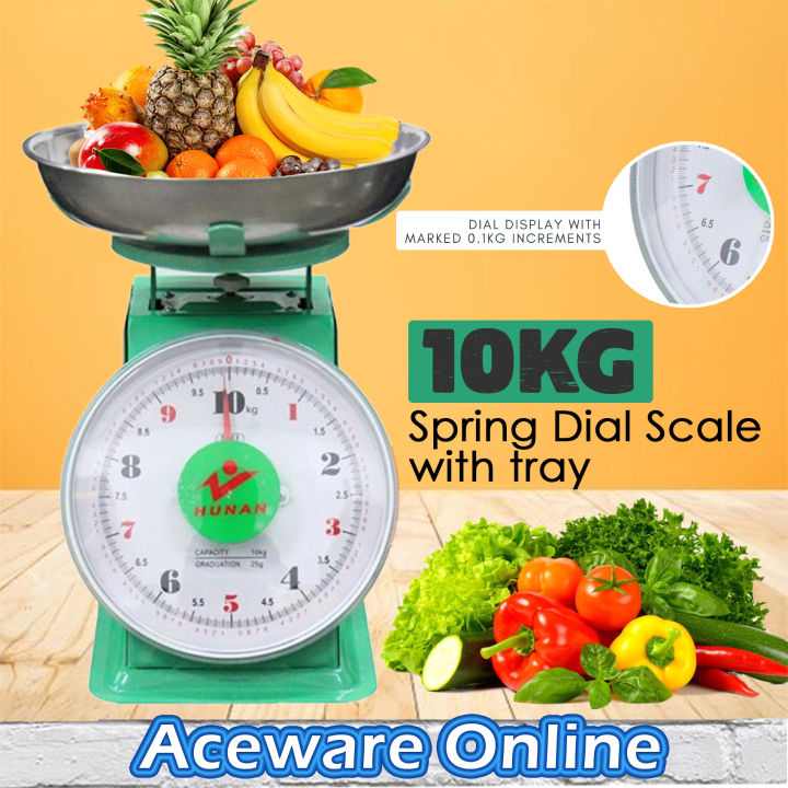 10kg Commercial Spring Weighing Scale Food Balance Scale Timbang ...
