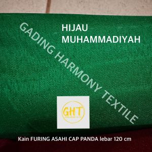 ( per 1 roll ) kain FURING ASAHI CAP PANDA lebar 120 cm polyester lembut tipis sedikit kaku bahan lapisan bagian dalam pakaian baju gamis koko rok kemeja batik tas dekorasi dekor kelambu kantong celana kerajinan tangan